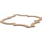 Ekena Millwork 66 56W x 66 56H x 38T Large Marrakesh Decorative Fretwork Wood Ceiling Panels, Hickory CELW67X67X0375MRKHI - alternate 10